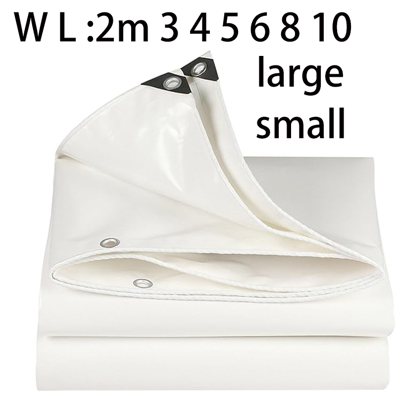 Camping Cooking Cover - Large Custom Tarpaulin White 3x5 6
