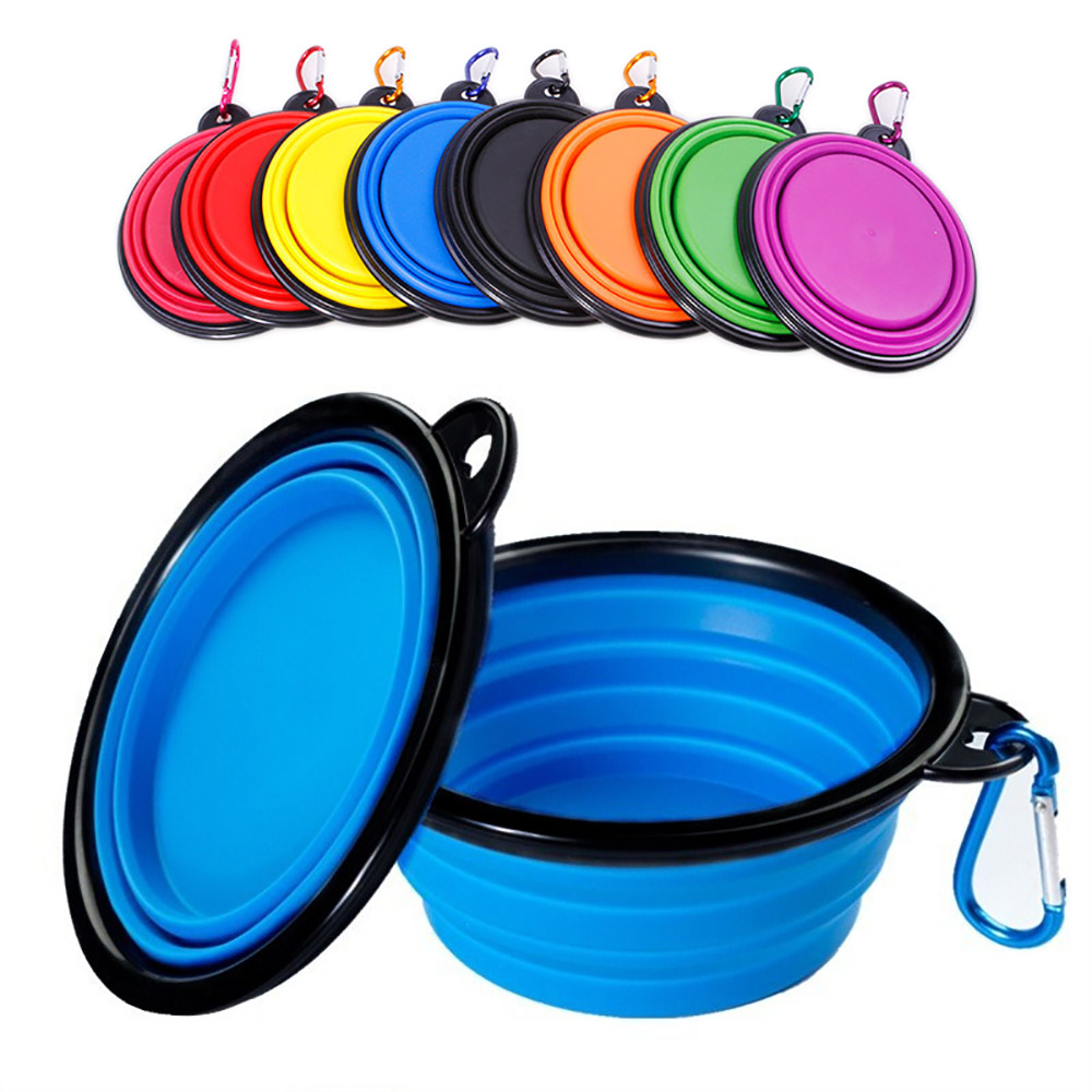 Camping Cooking Meals - Collapsible Pet Silicone Dog Food Water