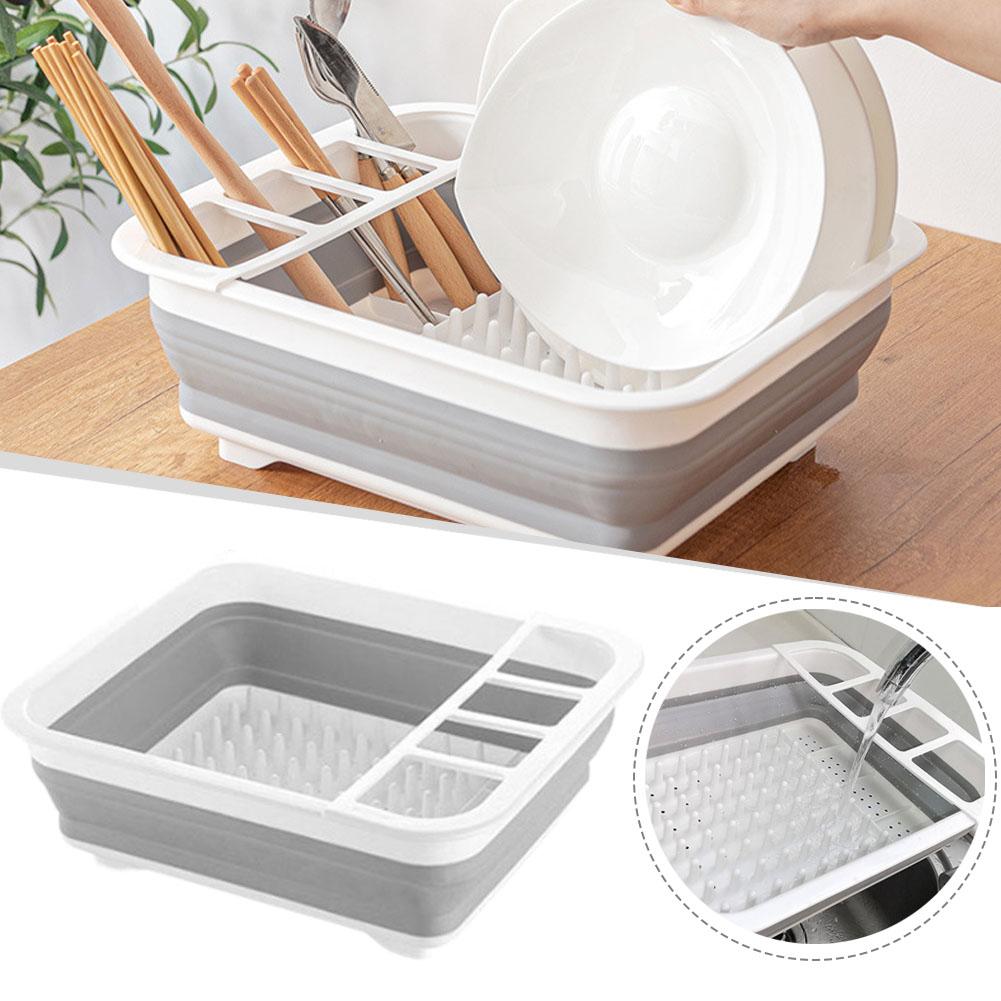 Camping Cooking Meals - Foldable Dish Drainer Bowl Rack Dinnerware