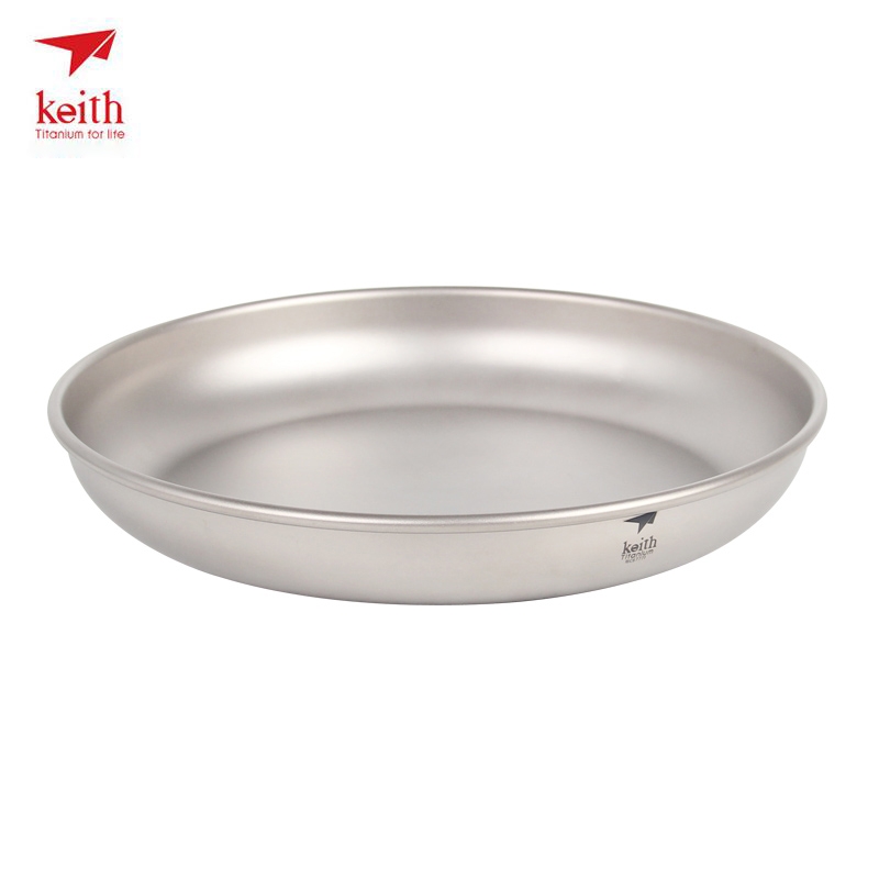 Camping Cooking Meals - Keith Titanium Plate Camping Titanium Dishes