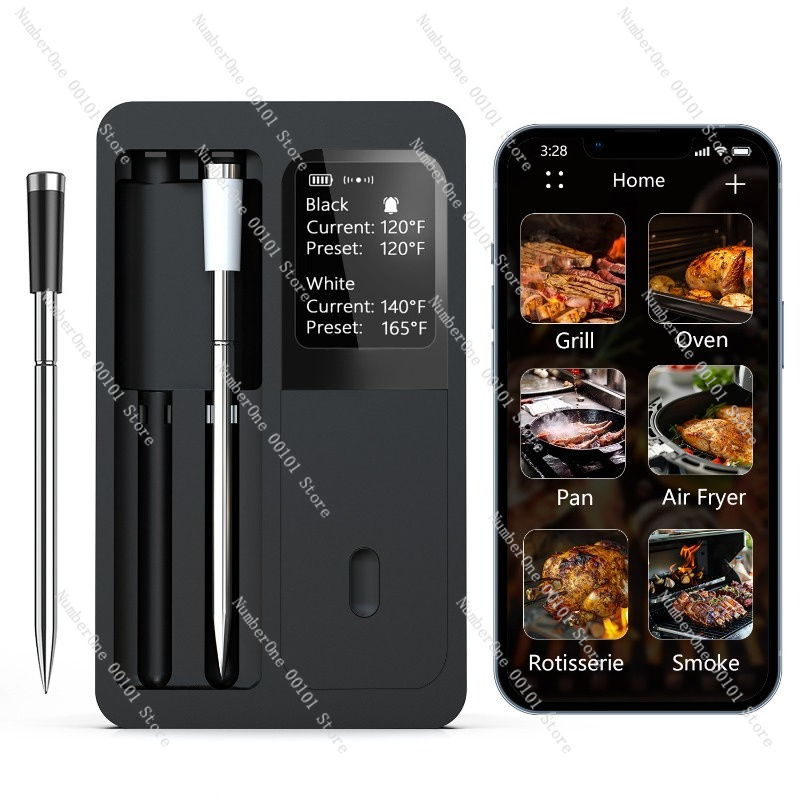 Meat Thermometer Camp - Wireless Bluetooth Meat Thermometer with Display