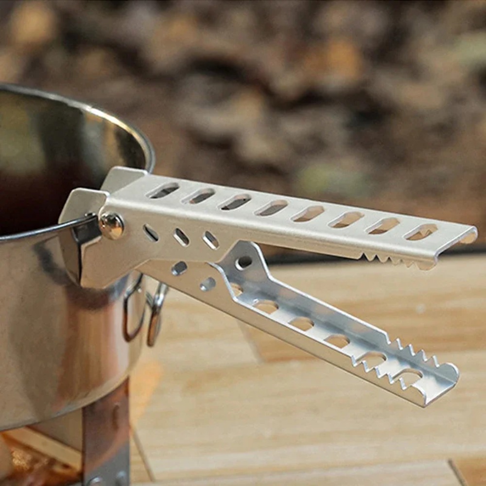 Camping Cooking Pot Stainless Steel - Aluminium Anti-hot Alloy Clip Bowl Gripper