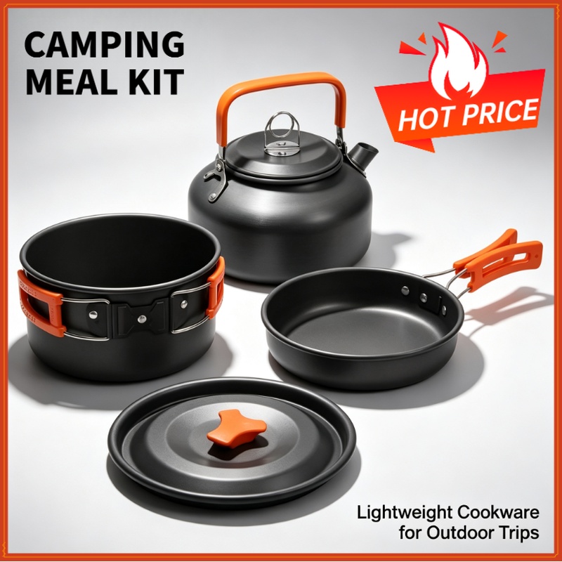Camping Cooking Unit - Camping Cooking set Camping Cookware Travel