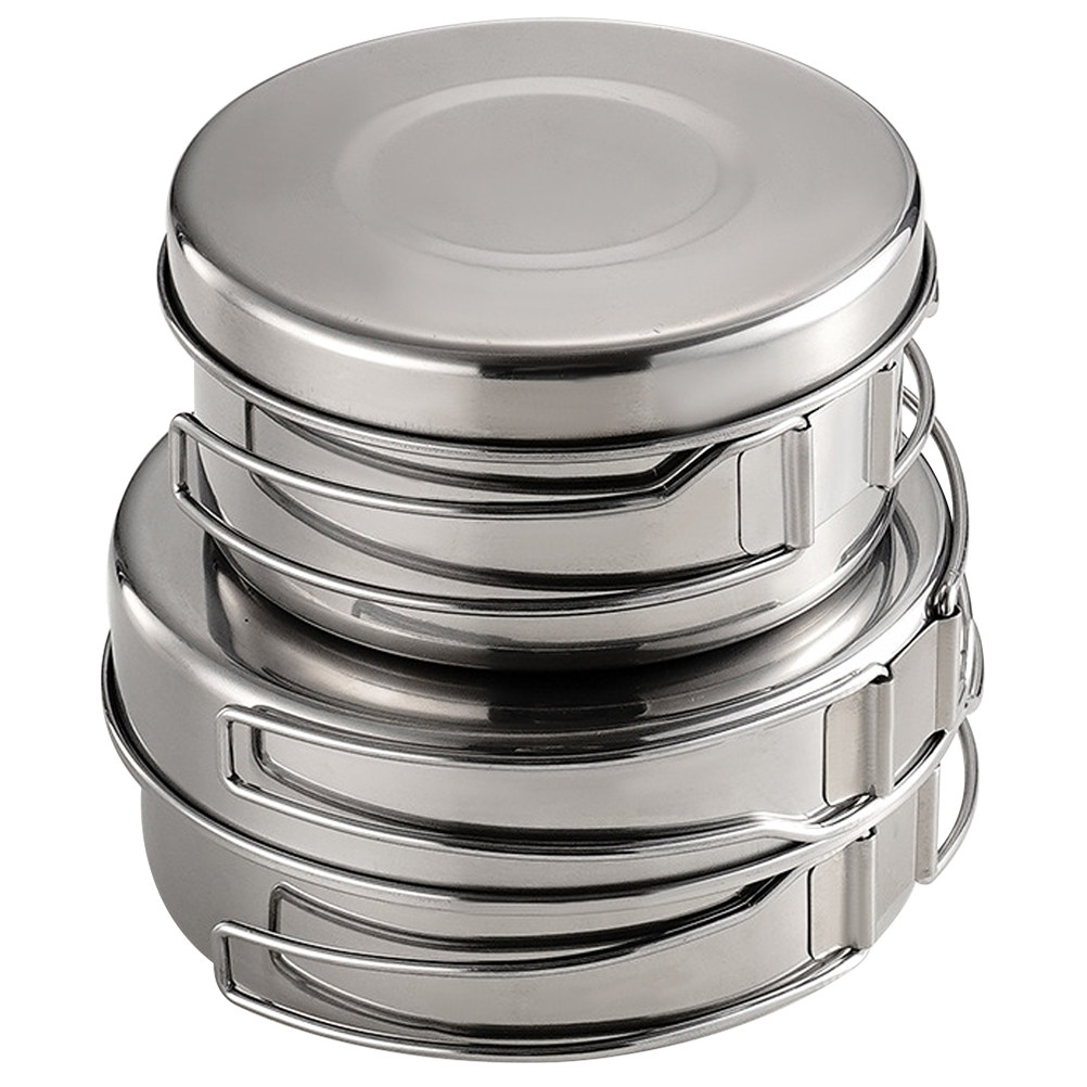 1Set Stainless Steel Camping C - Camping Cooking Set Stainless Steel 评论和价格