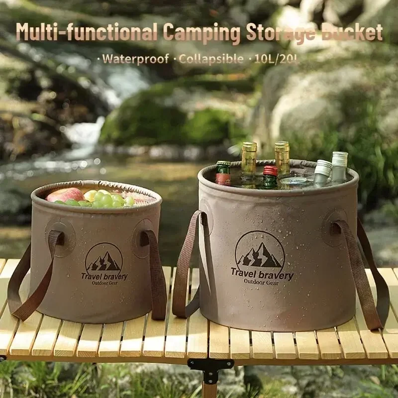 5/10/20L Folding Portable Buck - Camping Cooking Cover 评论和价格
