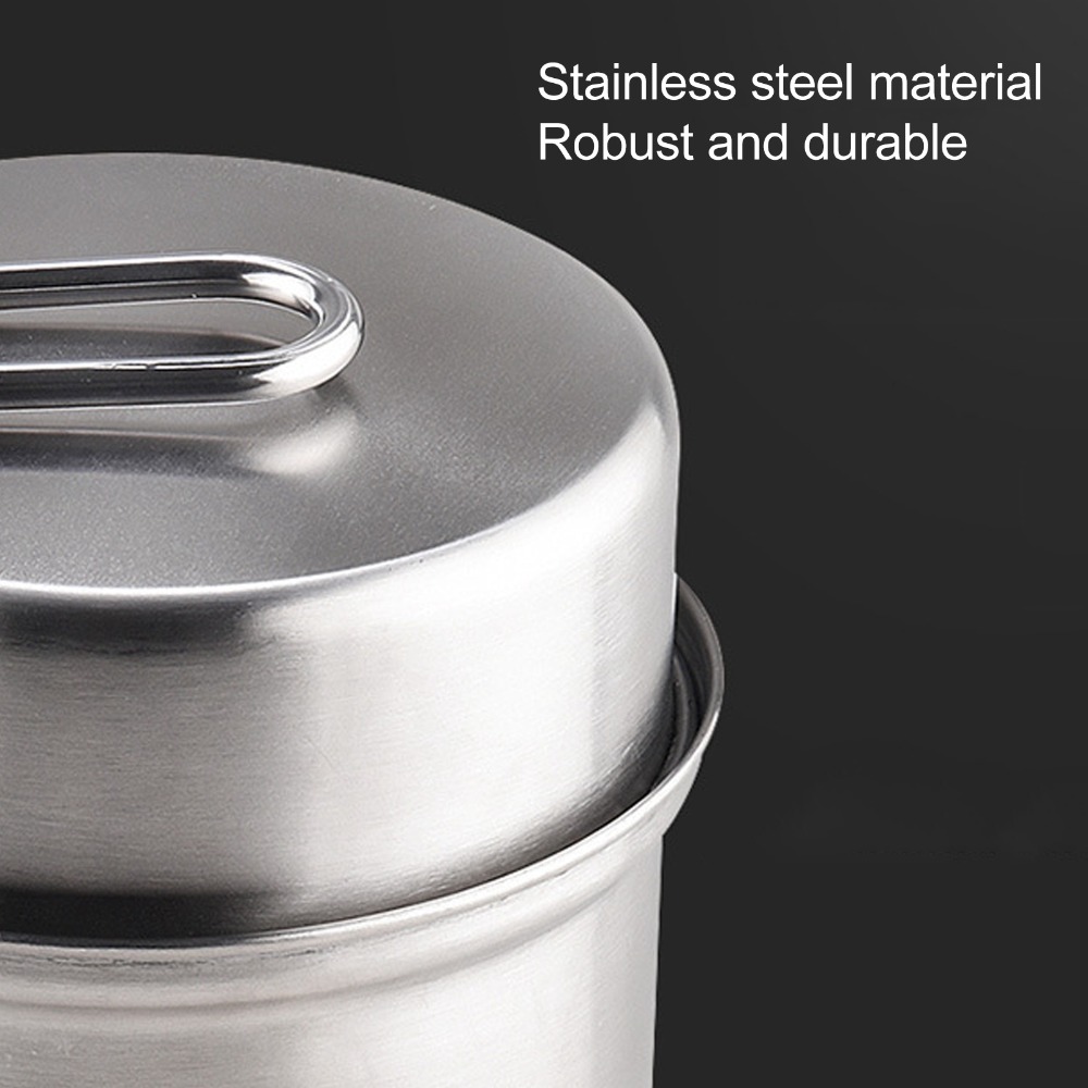 Durable Stainless Steel Campin - Camping Cooking Set Stainless Steel 评论和价格