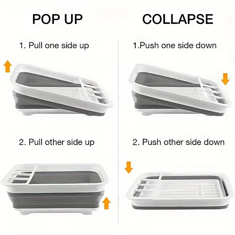 Collapsible Dish Drying Rack w - Camping Cooking Meals 评论和价格