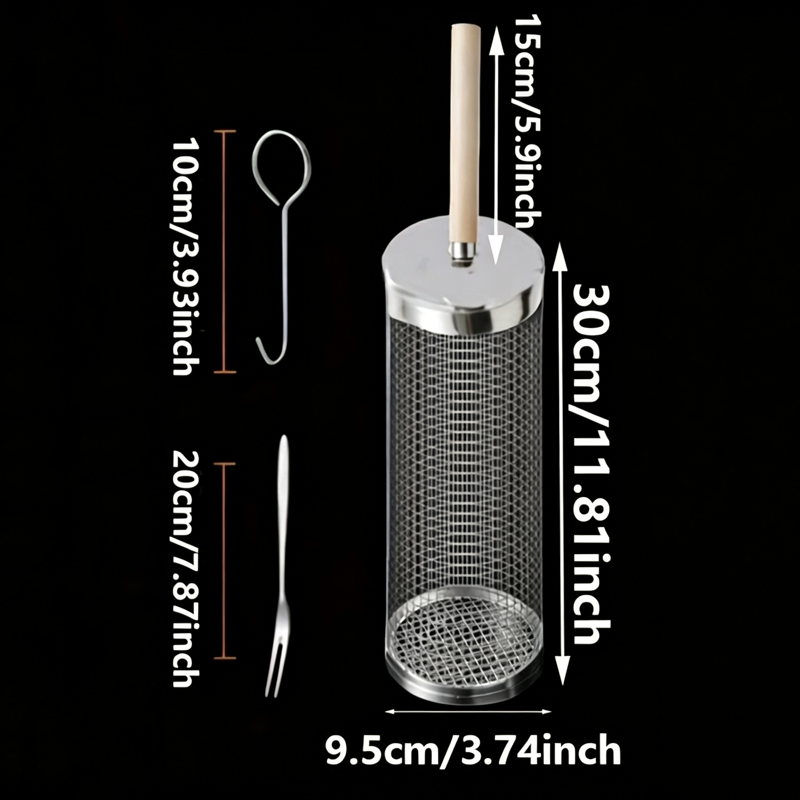 Food Grade Stainless Steel Rou - Cooking Outdoor Camping 评论和价格