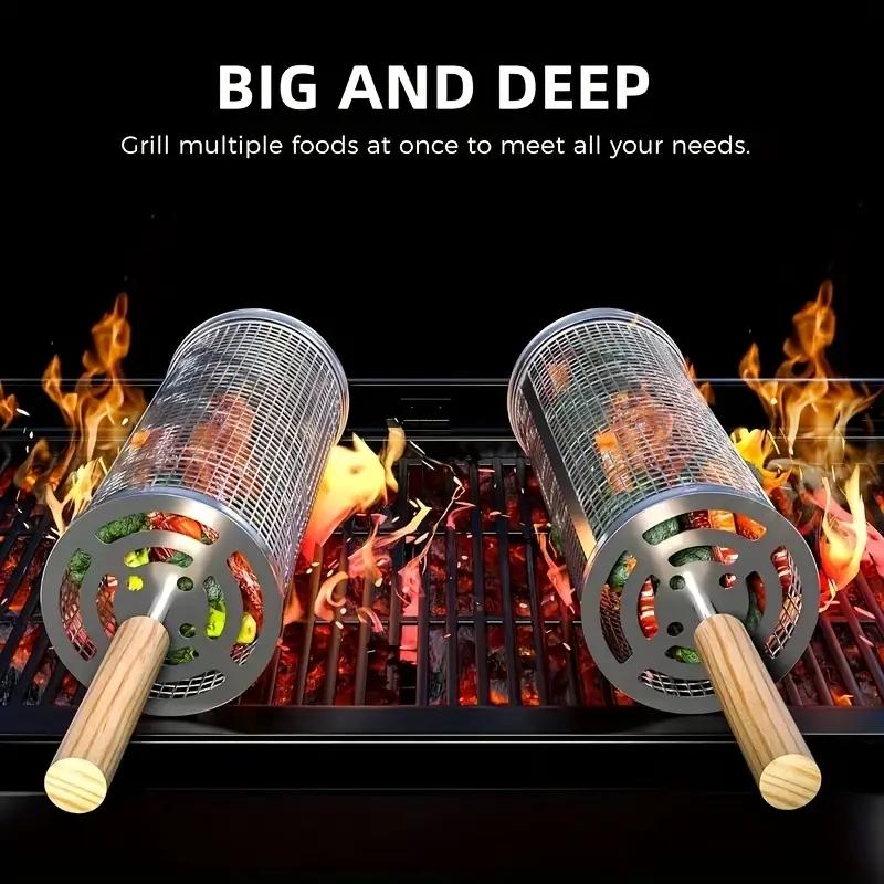 Food Grade Stainless Steel Rou - Cooking Outdoor Camping 评论和价格