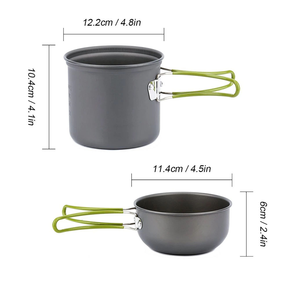 Camping Cookware Mess Kit Ultr - Camping Cooking Recipes 评论和价格