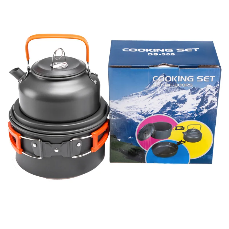Outdoor Pot Pan Kettle Camping - Camping Cooking Pot Stainless Steel 评论和价格