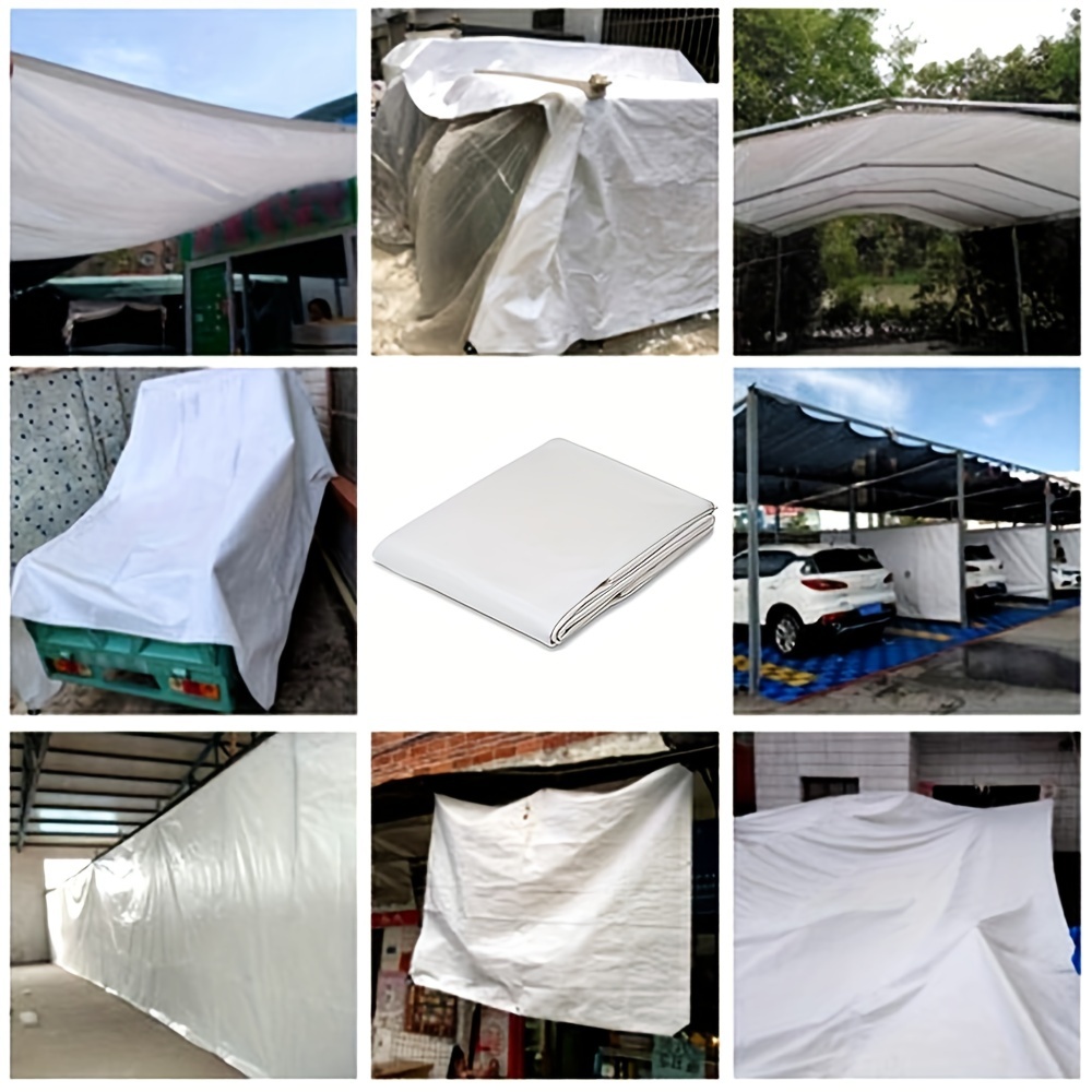 Large Custom Tarpaulin White 3 - Camping Cooking Cover 评论和价格