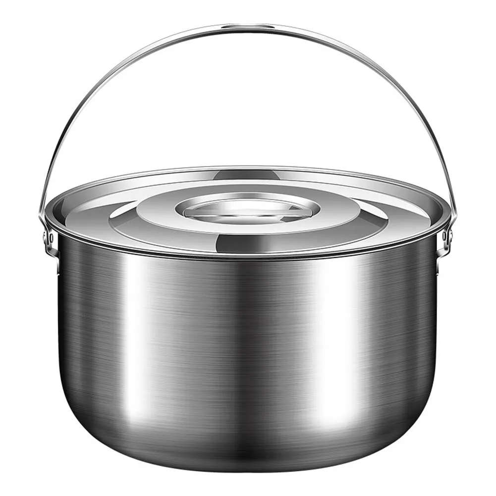 Camping Pot Made of Stainless  - Camping Cooking Meals 评论和价格