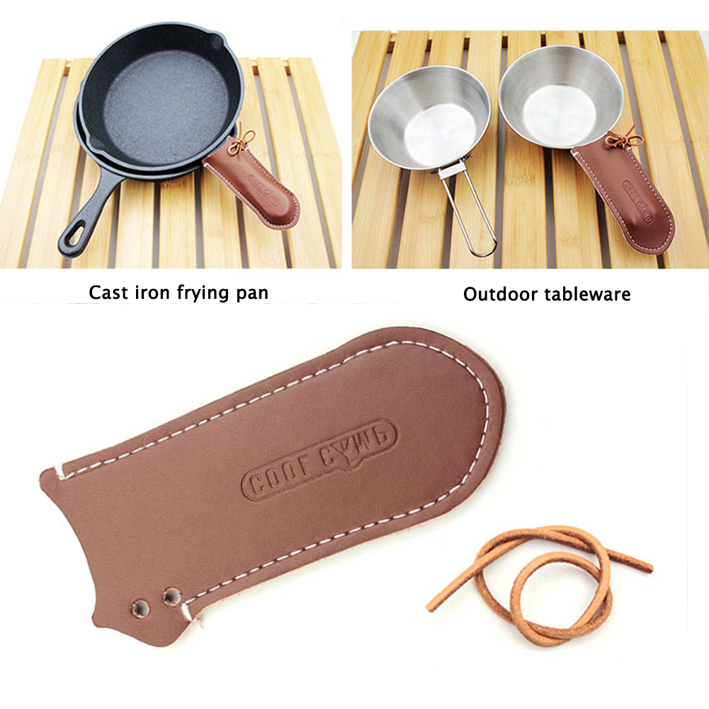 Cast Iron Frying Pan Handle Co - Camping Cooking Cover 评论和价格
