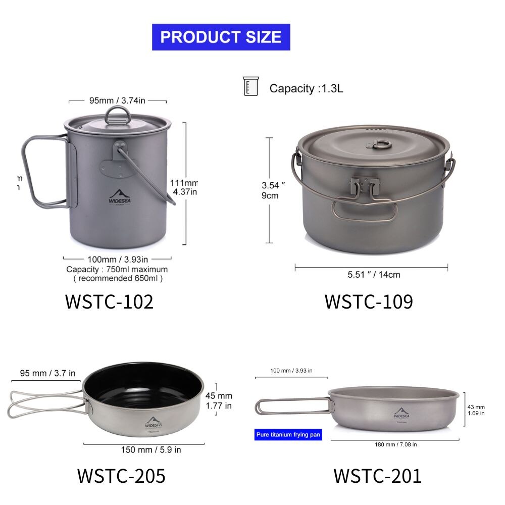 Widesea Camping Tableware Tita - Camping Cooking Unit 评论和价格