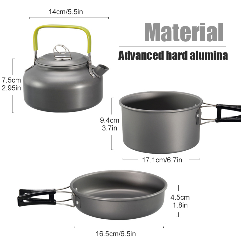 WESTTUNE Camping Cookware Kit  - Camping Cooking Unit 评论和价格