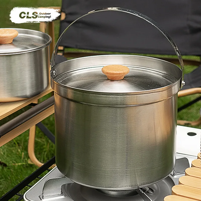 NOBANA&CLS 22PCS Stainless Ste - Camping Cooking Pot Stainless Steel 评论和价格