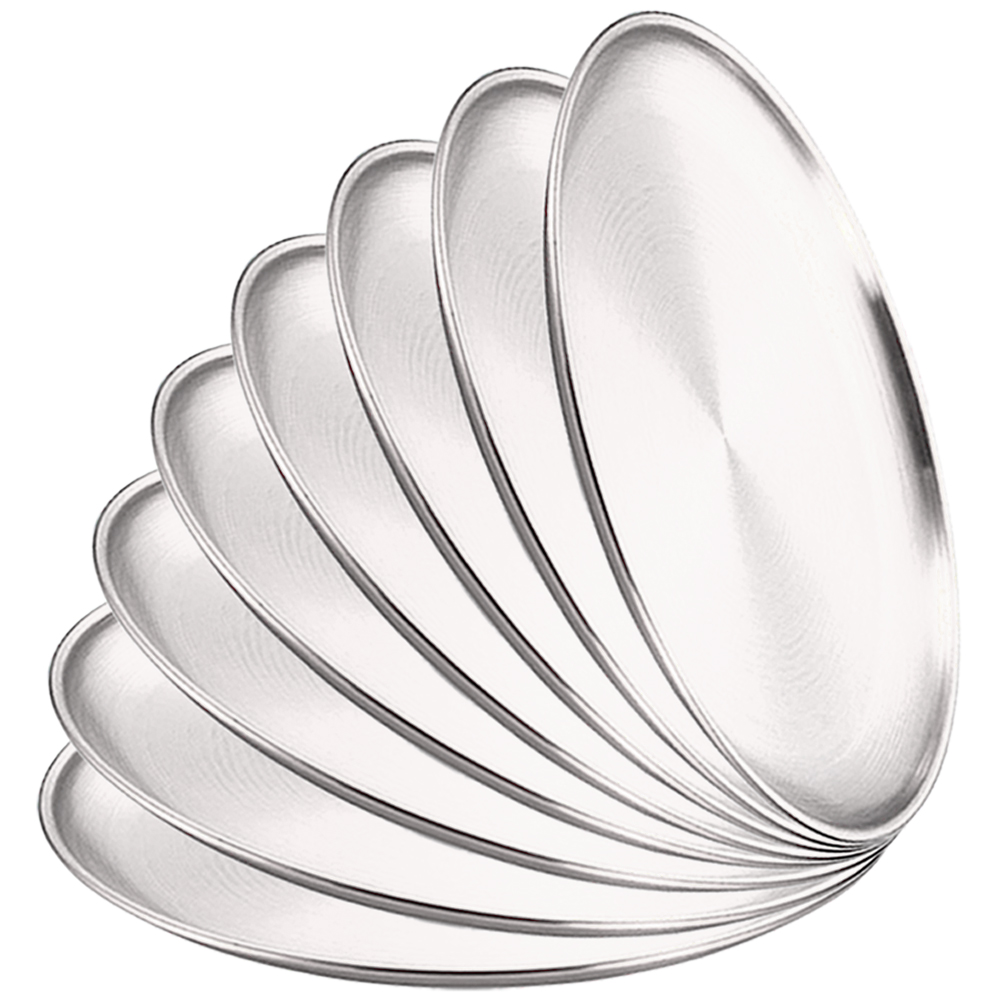 8Pcs Metal Dining Dish Stainle - Camping Cooking Meals 评论和价格