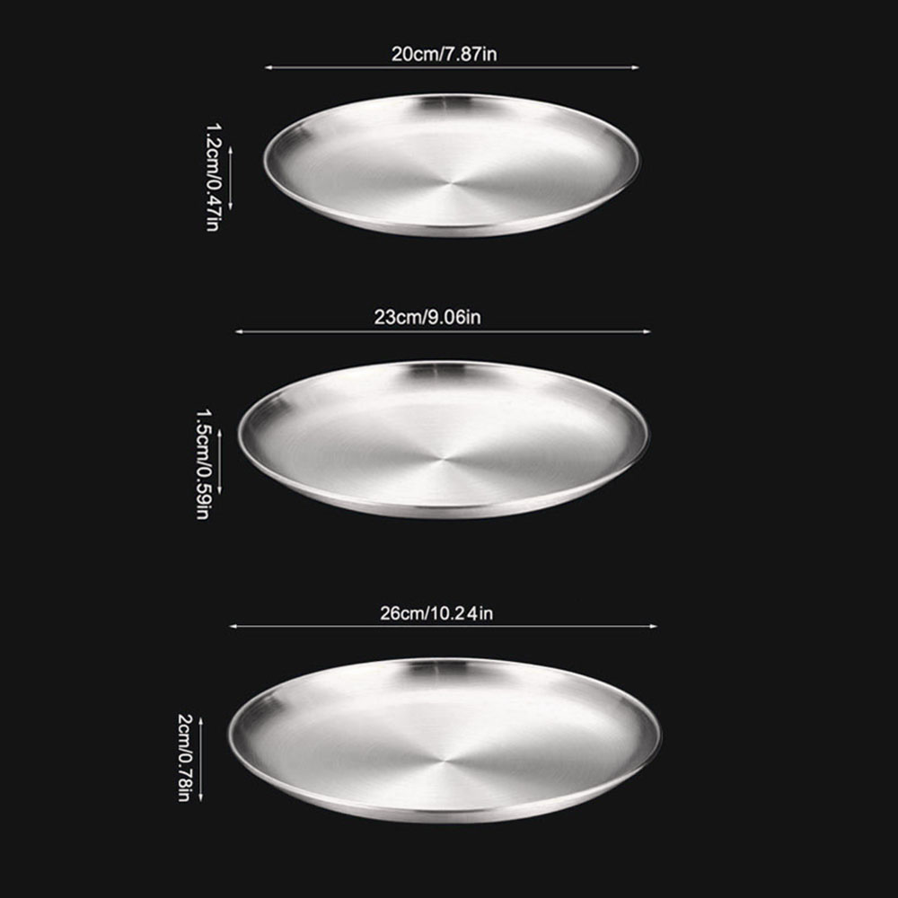 8Pcs Metal Dining Dish Stainle - Camping Cooking Meals 评论和价格