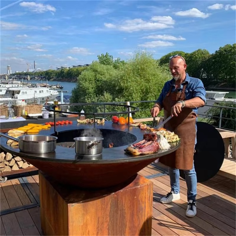 Barbecue Grill Camping Fire Pi - Camping Cooking Fire Pit 评论和价格