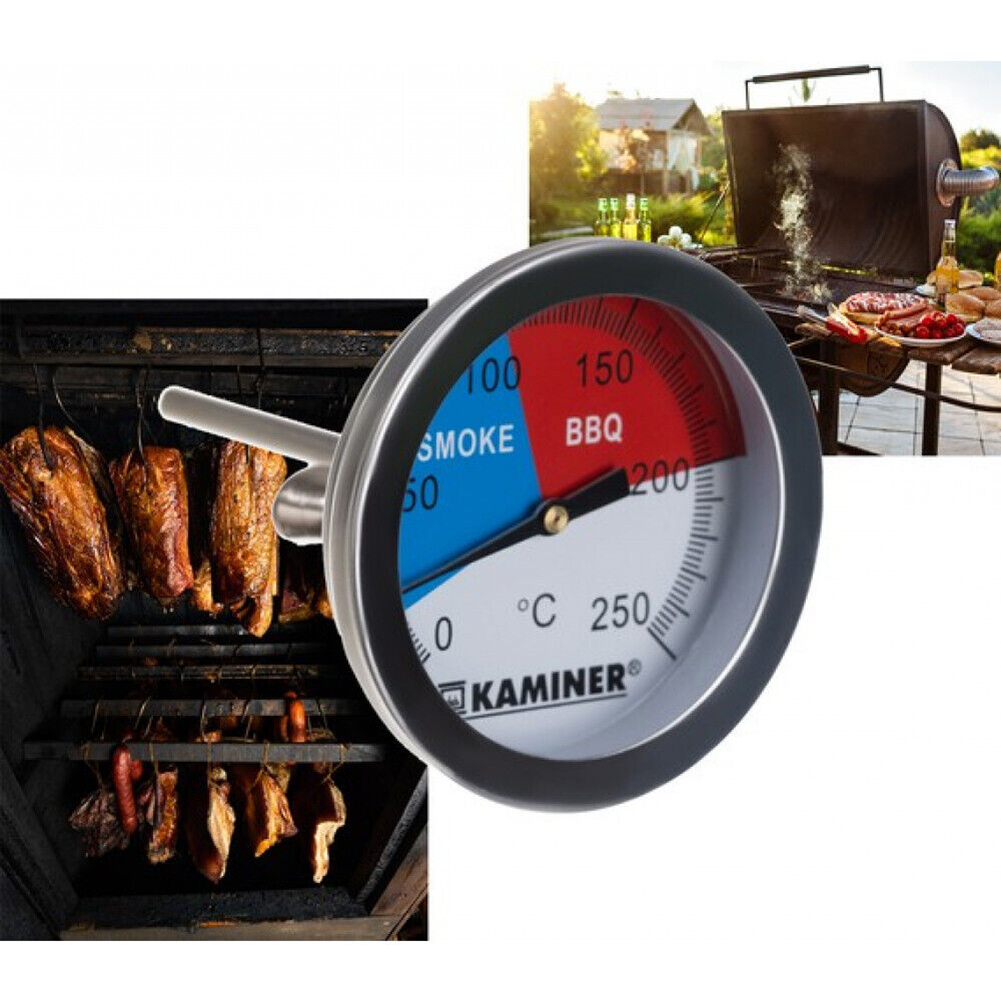 Stainless Steel BBQ Grill Ther - Meat Thermometer Camp 评论和价格