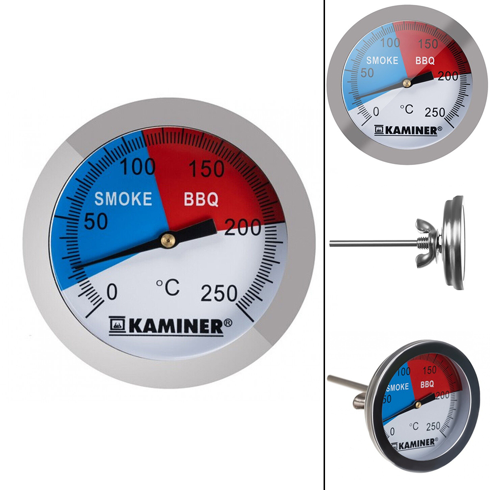 Stainless Steel BBQ Grill Ther - Meat Thermometer Camp 评论和价格