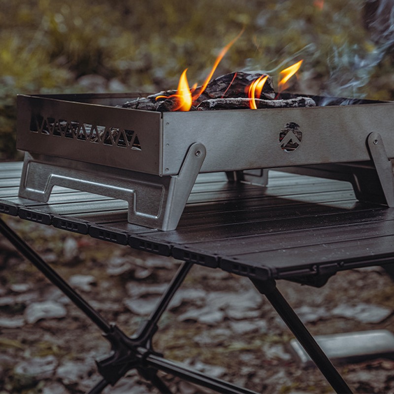 Portable Campfire Fire Pit BBQ - Camping Cooking Fire Pit 评论和价格