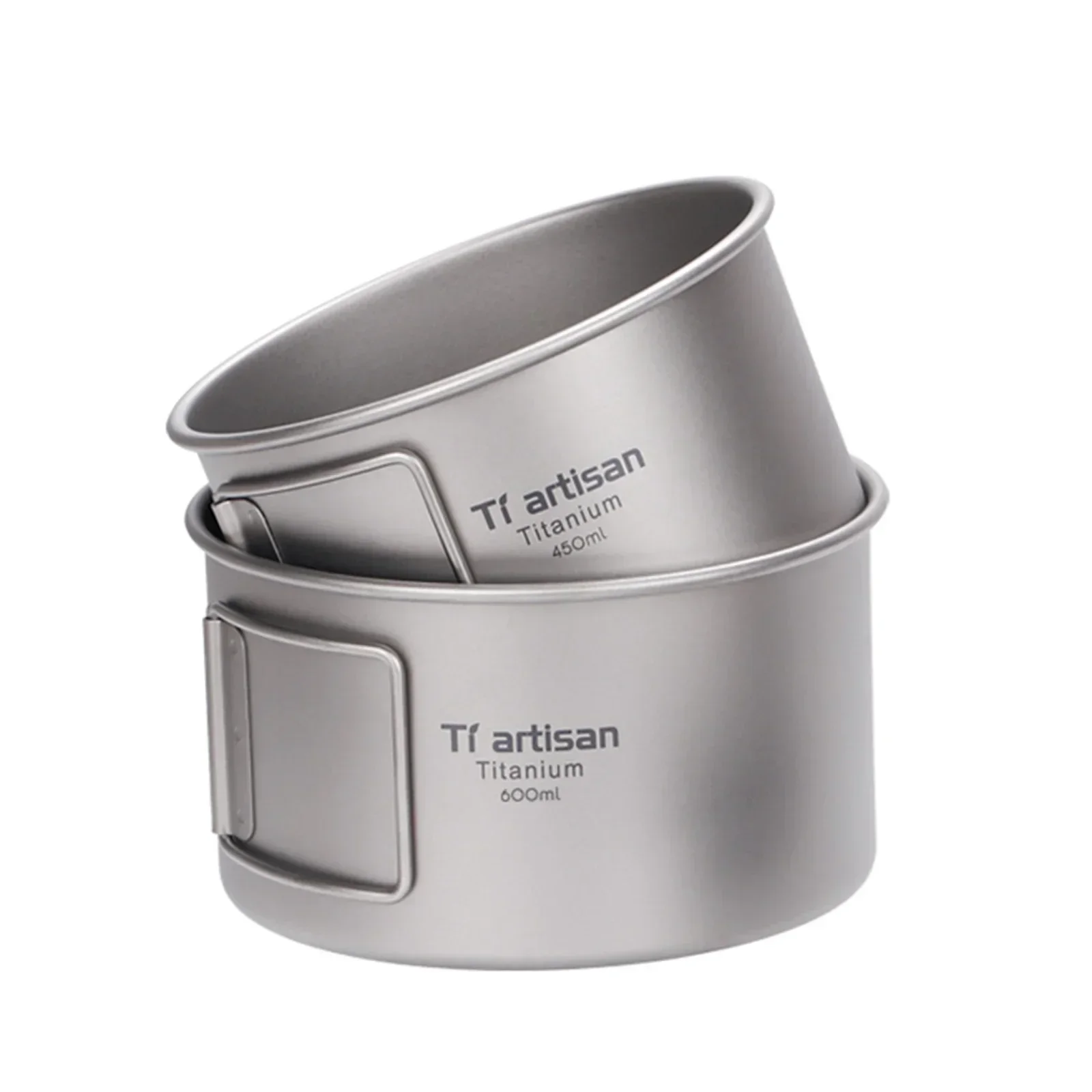 Titanium Bowl With Folding Han - Camping Cooking Cover 评论和价格