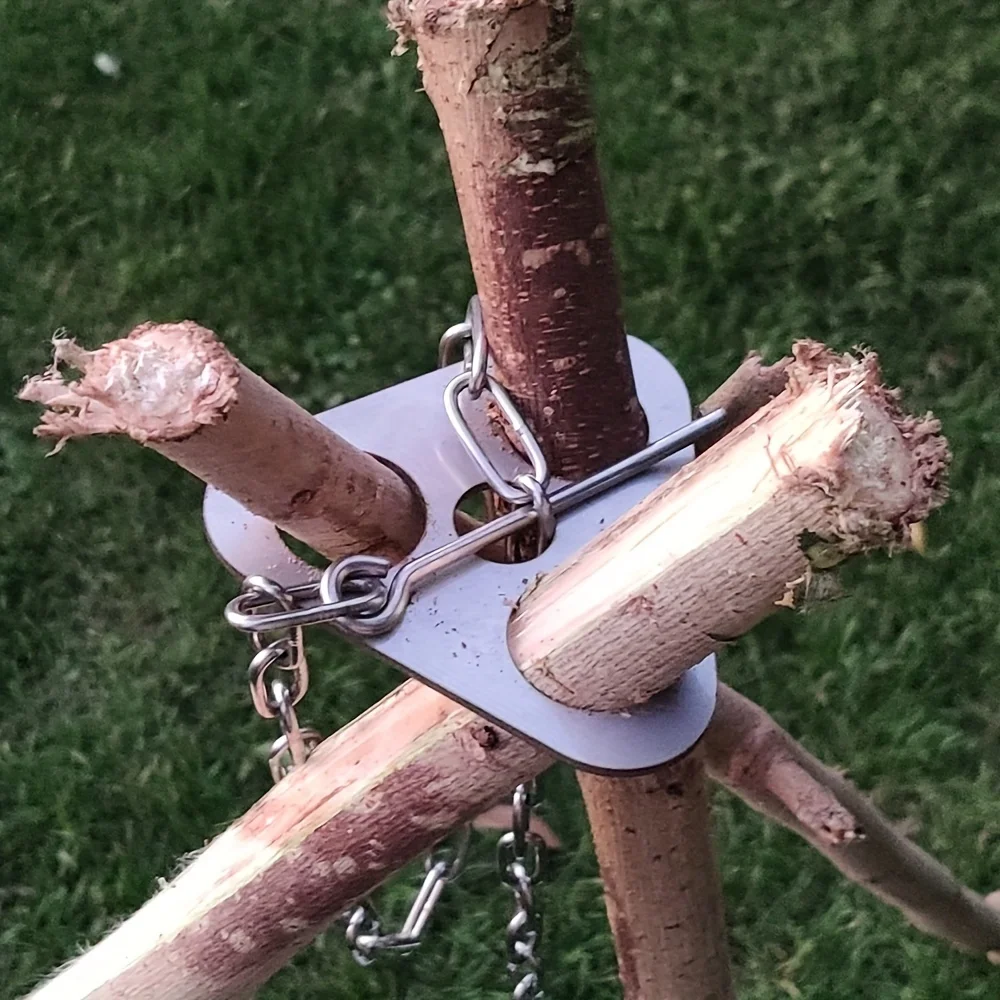 Stainless Steel Camping Tripod - Camping Cooking Set Stainless Steel 评论和价格