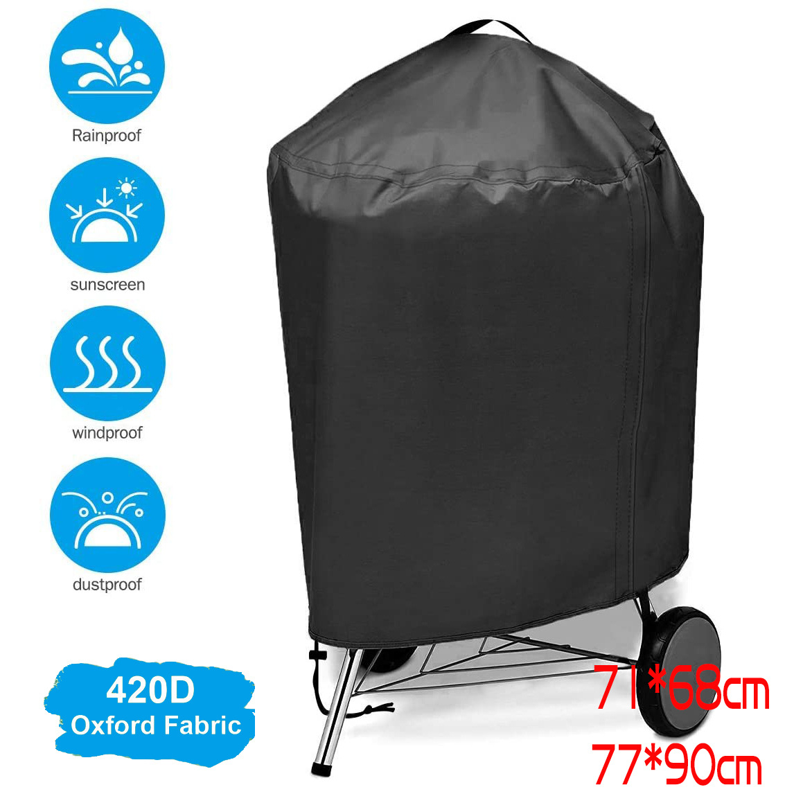 210D Outdoor Grill Cover Water - Camping Cooking Fire Pit 评论和价格