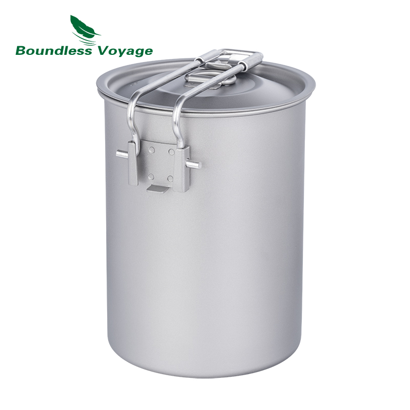 Boundless Voyage 900ml Titaniu - Camping Cooking Pot Stainless Steel 评论和价格