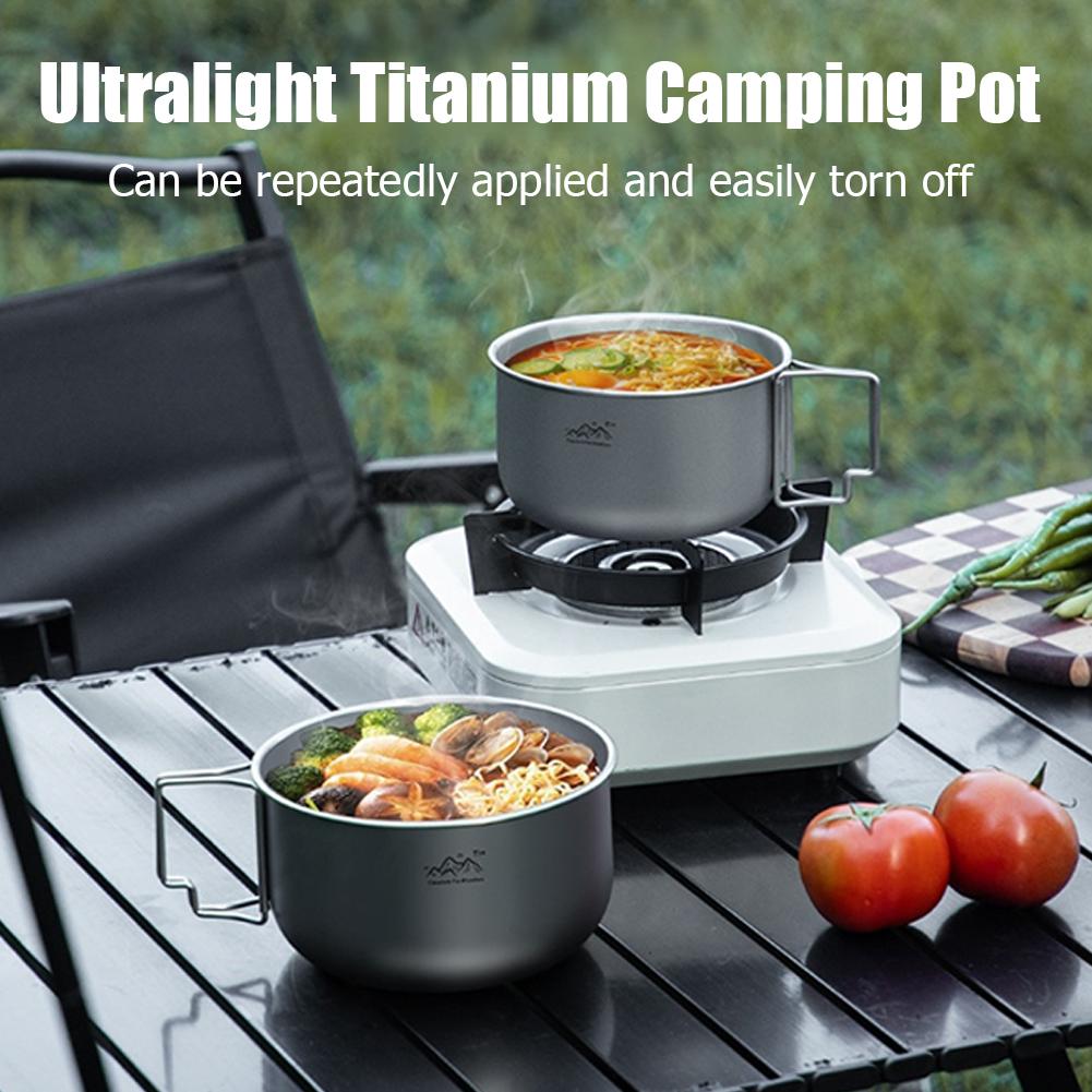 Ultralight Titanium Backpackin - Camping Cooking Set Stainless Steel 评论和价格