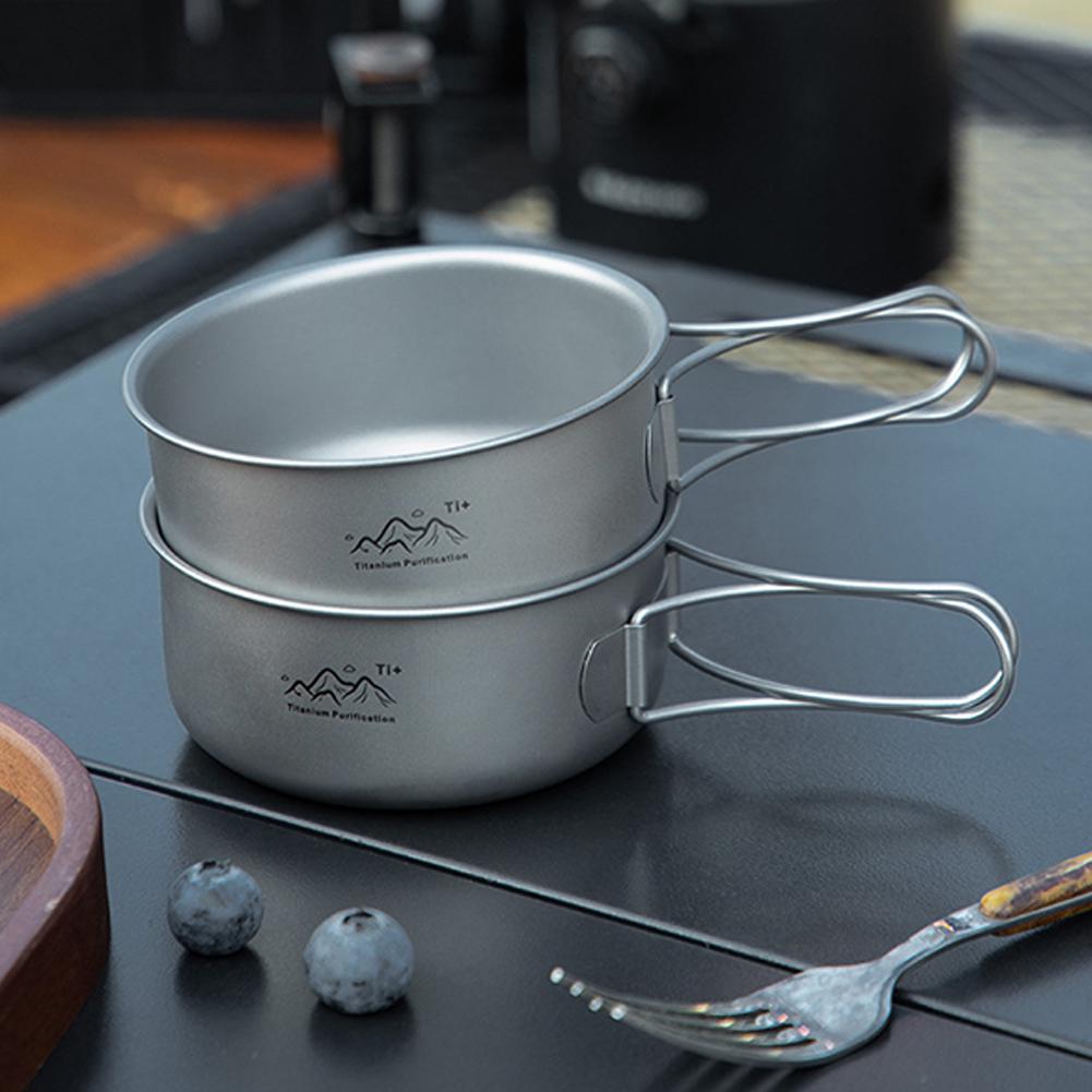 Ultralight Titanium Backpackin - Camping Cooking Set Stainless Steel 评论和价格
