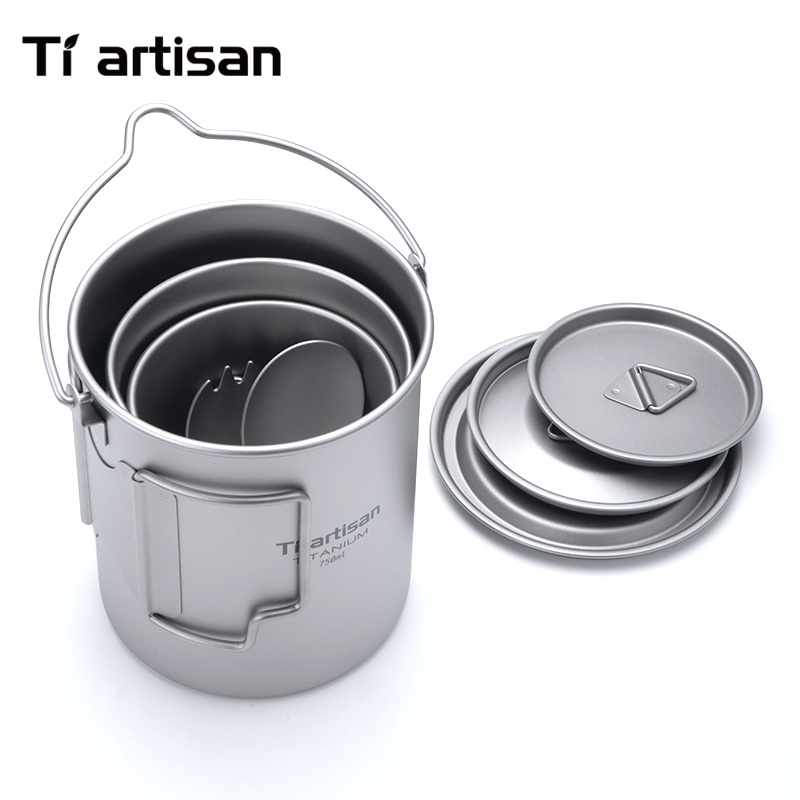 Tiartisan Pure Titanium Ultral - Camping Cooking Bundle 评论和价格