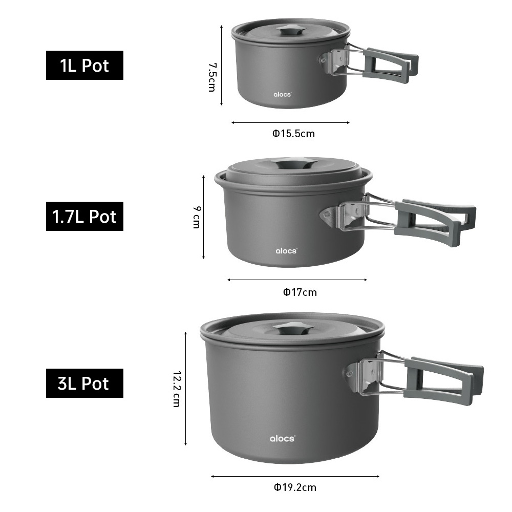 Camping Cooking Pot Aluminum A - Camping Cooking Unit 评论和价格