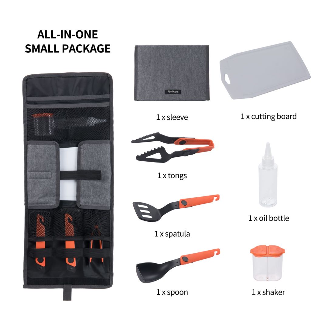 Fire Maple Chef Cooking Utensi - Camping Cooking Essentials Kit 评论和价格