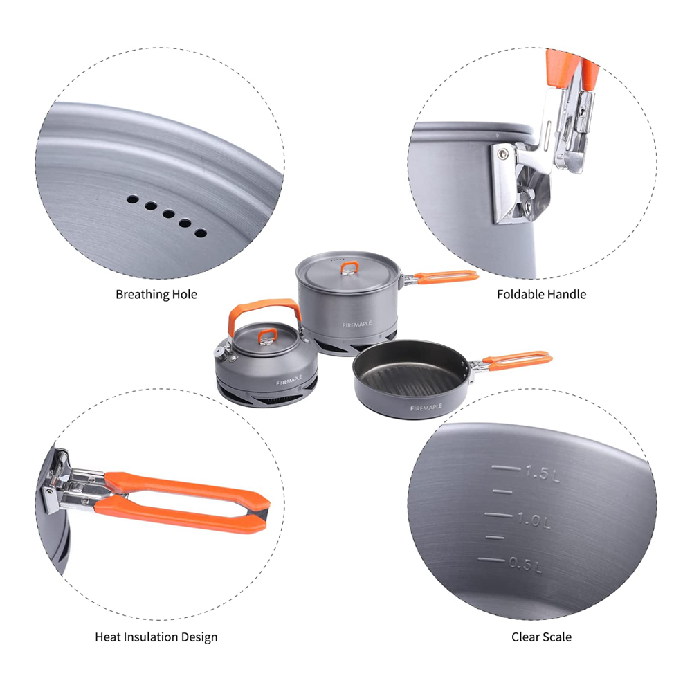 Fire Maple Camping Cookware Ut - Camping Cooking Bundle 评论和价格