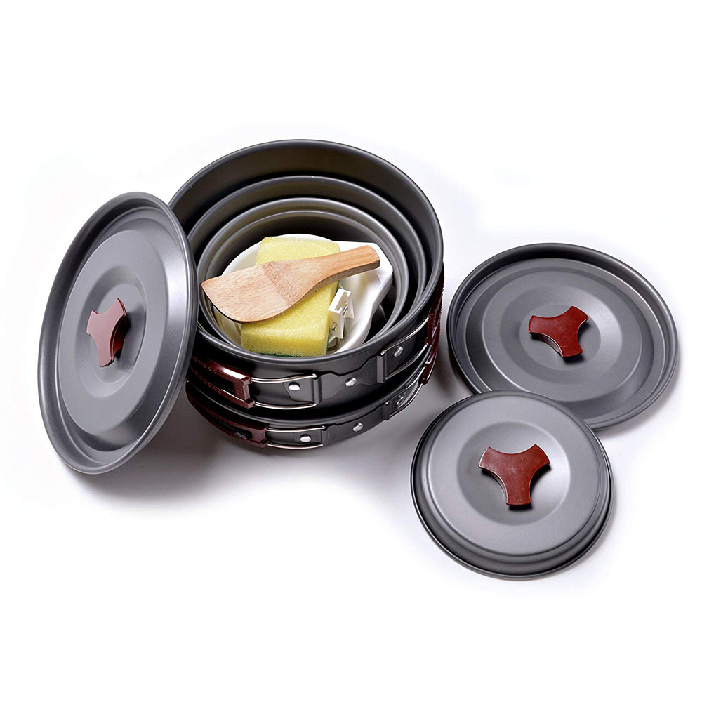 Outdoor Camping Cookware Kit N - Camping Cooking Unit 评论和价格