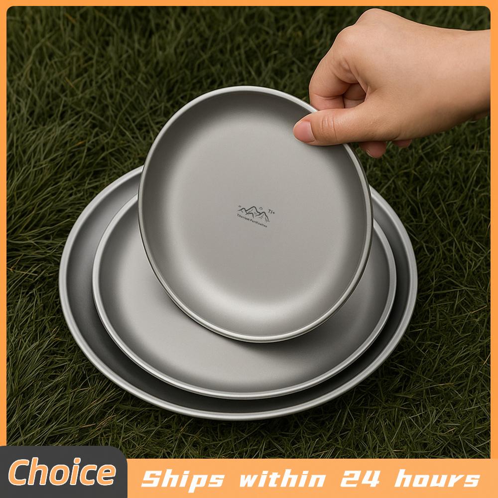 Portable Titanium Purified Sta - Camping Cooking Set Stainless Steel 评论和价格