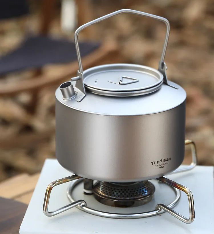 Camping Water Cooking Kettle T - Camping Cooking Set Stainless Steel 评论和价格