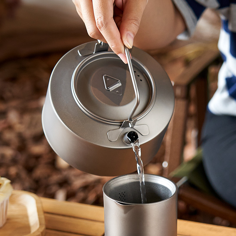 Camping Water Cooking Kettle T - Camping Cooking Set Stainless Steel 评论和价格
